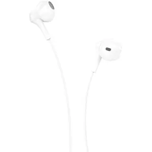 Auriculares earbuds com microfone e Jack 3.5mm - branco