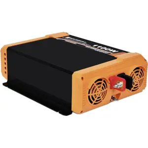Inversor 12VDC ➝ 230V onda sinusoidal pura 1100W c/ USB + painel remoto
