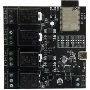 Placa de 4 relés 10A para automações por Wi-Fi com ESP32