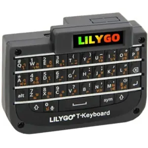 Mini Teclado Inalámbrico IoT con ESP32-C3, Pantalla TFT 0,99'' y Batería LiPo - Negro