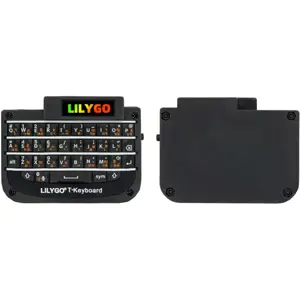 Mini Teclado Inalámbrico IoT con ESP32-C3, Pantalla TFT 0,99'' y Batería LiPo - Negro
