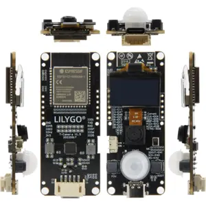 Placa IoT ESP32-S3 con Cámara OV5640 5MP, OLED 0.96'', Mic y Sensor PIR