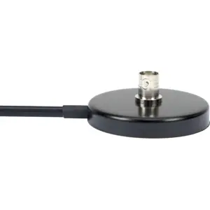 Base magnética Ø55mm c/ ligação BNC macho-fêmea - cabo 3m