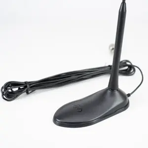 Antena CB [~10 km] c/ base magnética - 450mm (4m RG174 - PL259)