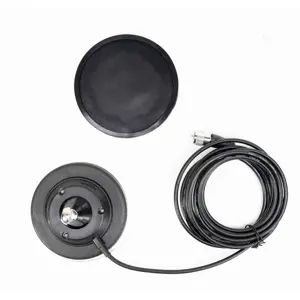 Base magnética DV (mariposa) Ø125mm + Cable RG58 (c/ PL259) 4m