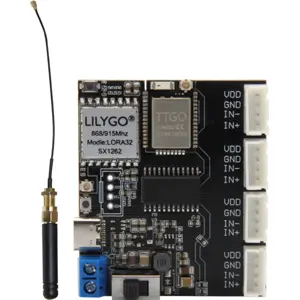 Placa ESP32 p/ 4 Sensores de Peso c/ Conectividade Wi-Fi, BT4.2 e LoRa 868MHz
