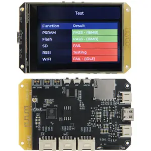 Placa ESP32-S3 para HMI com Ecrã Tátil Resistivo de 2.8'' e Stylus