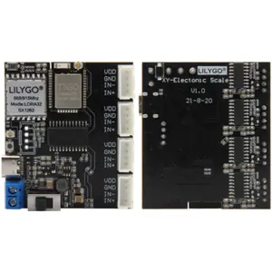 Placa ESP32 p/ 4 Sensores de Peso c/ Conectividade Wi-Fi, BT4.2 e LoRa 868MHz