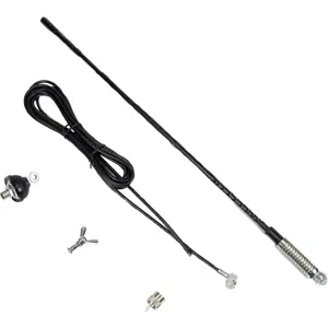 Antena CB [~10 km] c/ inclinação - 59cm (4m RG58 - PL259)
