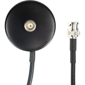 Base magnética Ø55mm c/ ligação BNC macho-fêmea - cabo 3m