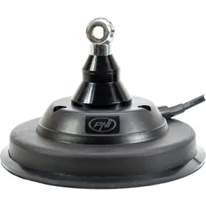 Base magnética DV (mariposa) Ø125mm + Cable RG58 (c/ PL259) 4m
