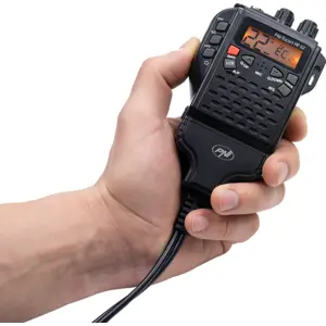 Kit completo rádio CB portátil Escort HP 62 + Antena magnética Extra 48