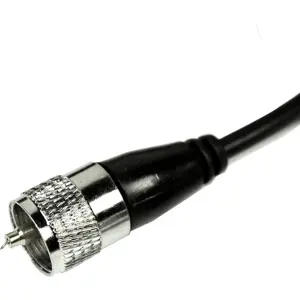 Cabo coaxial RG58 c/ fichas PL macho - macho - 0.5m