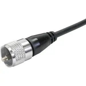 Base magnética DV (mariposa) Ø125mm + Cable RG58 (c/ PL259) 4m