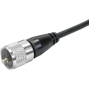 Base magnética c/ rosca PL Ø145mm + Cabo RG58 (c/ PL259) 4m