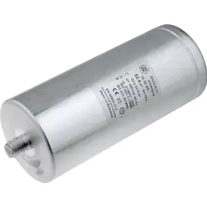 Condensador para motor 52.4uF 450V Ø60x137mm - c/ terminais 6.3mm / M12