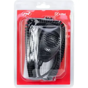 Microfone Electret 6 pinos p/ Rádios CB