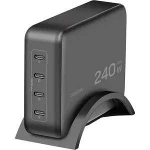Estación de carga GaN 240W - 4x USB-C (PD 3.1)