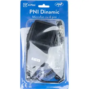Microfone Dinâmico 4 pinos p/ Rádios CB