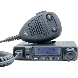 Estação de rádio CB compacta 4W AM-FM 40CH 12-24Vdc (c/ ficha isqueiro)