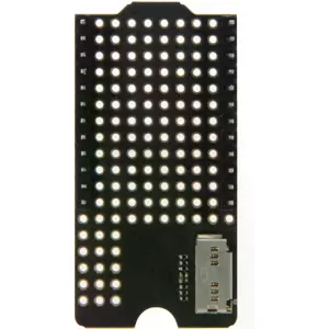 Placa de expansión p/ T-Display-S3 con ranura para tarjeta microSD y pines macho