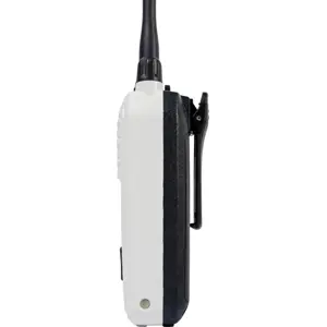 Rádio portátil marítimo VHF 2/5W 88CH Dual Watch - recarregável 1800mAh - IP67 - Branco