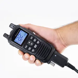 Rádio CB portátil 4W 40CH AM-FM sem fio 1800mAh + adaptador de isqueiro 12Vdc