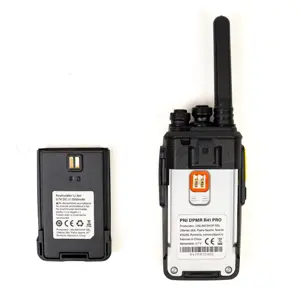 Walkie-talkie compacto Digital/Analógico (16CH) dPMR446 recarregável