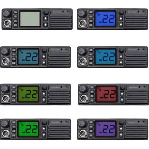 Estação de rádio CB ultra-compacto 1DIN c/ ecrã multicor 4W AM-FM 40CH 12-24Vdc (c/ ficha de isqueiro)