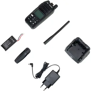 Rádio portátil marítimo VHF 2/5W 88CH Dual Watch - recarregável 1800mAh - IP67