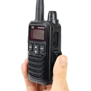 Walkie-talkie compacto digital / analógico (99/16CH) PMR446 con base de carga
