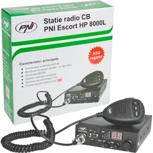 Estação de rádio CB [1 DIN] 4W AM-FM 40CH 12-24Vdc