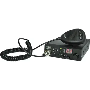 Estação de rádio CB [1 DIN] 4W AM-FM 40CH 12-24Vdc (c/ ficha de isqueiro)