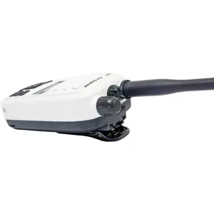 Rádio portátil marítimo VHF 2/5W 88CH Dual Watch - recarregável 1800mAh - IP67 - Branco