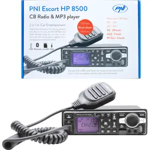 Estação Rádio CB c/ autorádio FM + Leitor MP3 + BT + USB/SD