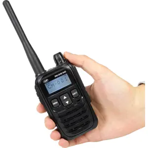 Walkie-talkie compacto digital / analógico (99/16CH) PMR446 con base de carga