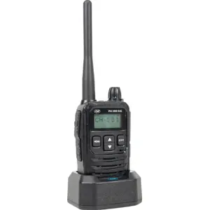 Walkie-talkie compacto digital / analógico (99/16CH) PMR446 con base de carga