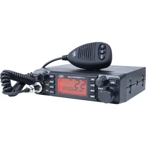 Estação de rádio CB Dual Watch c/ ecrã multicor 4W AM-FM 40CH 12-24Vdc