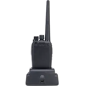 Walkie-talkie 128 canais 10Km PMR446 c/ rádio FM + base de carregamento - IP67