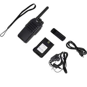 Walkie-talkie compacto Digital/Analógico (16CH) dPMR446 recarregável