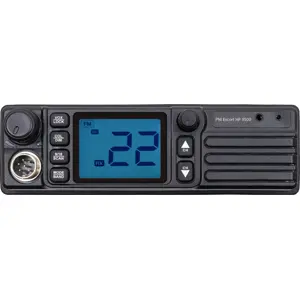 Estação de rádio CB ultra-compacto 1DIN c/ ecrã multicor 4W AM-FM 40CH 12-24Vdc (c/ ficha de isqueiro)