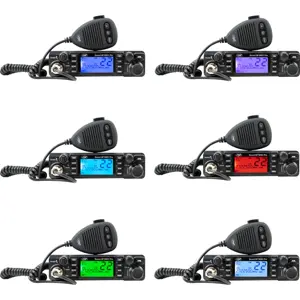 Estação de rádio CB Dual Watch c/ ecrã multicor 4W AM-FM 40CH 12-24Vdc