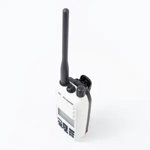 Rádio portátil marítimo VHF 2/5W 88CH Dual Watch - recarregável 1800mAh - IP67 - Branco