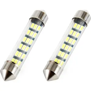 Lâmpada LED Festoon (C5W) 18xSMD3014 12V 0.7W - corpo de vidro - 41mm