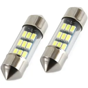 Lâmpada LED Festoon (C5W) 9xSMD3014 12V 0.4W - corpo de vidro - 31mm
