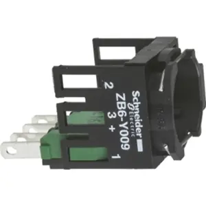 Corpo para botão de controlo c/ bloco contacto NO da série Harmony XB6 Ø16mm