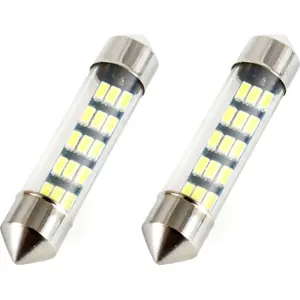 Lâmpada LED Festoon (C5W) 15xSMD3014 12V 0.6W - corpo de vidro - 39mm
