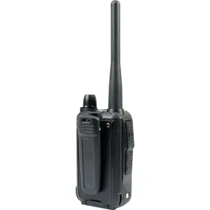 Walkie-talkie compacto 32 canais 8Km PMR446 VOX Roger Beep c/ base de carregamento