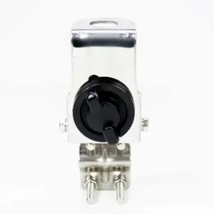 Suporte universal para montagem de antena CB no espelho ou barra metálica - inclinável