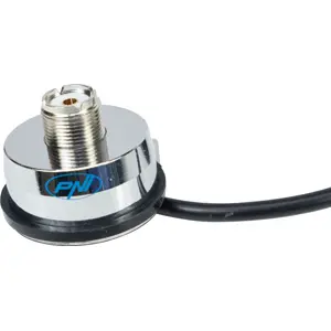Suporte universal em U para montagem de antena CB na bagageira - cabo RG58 5m (PL)